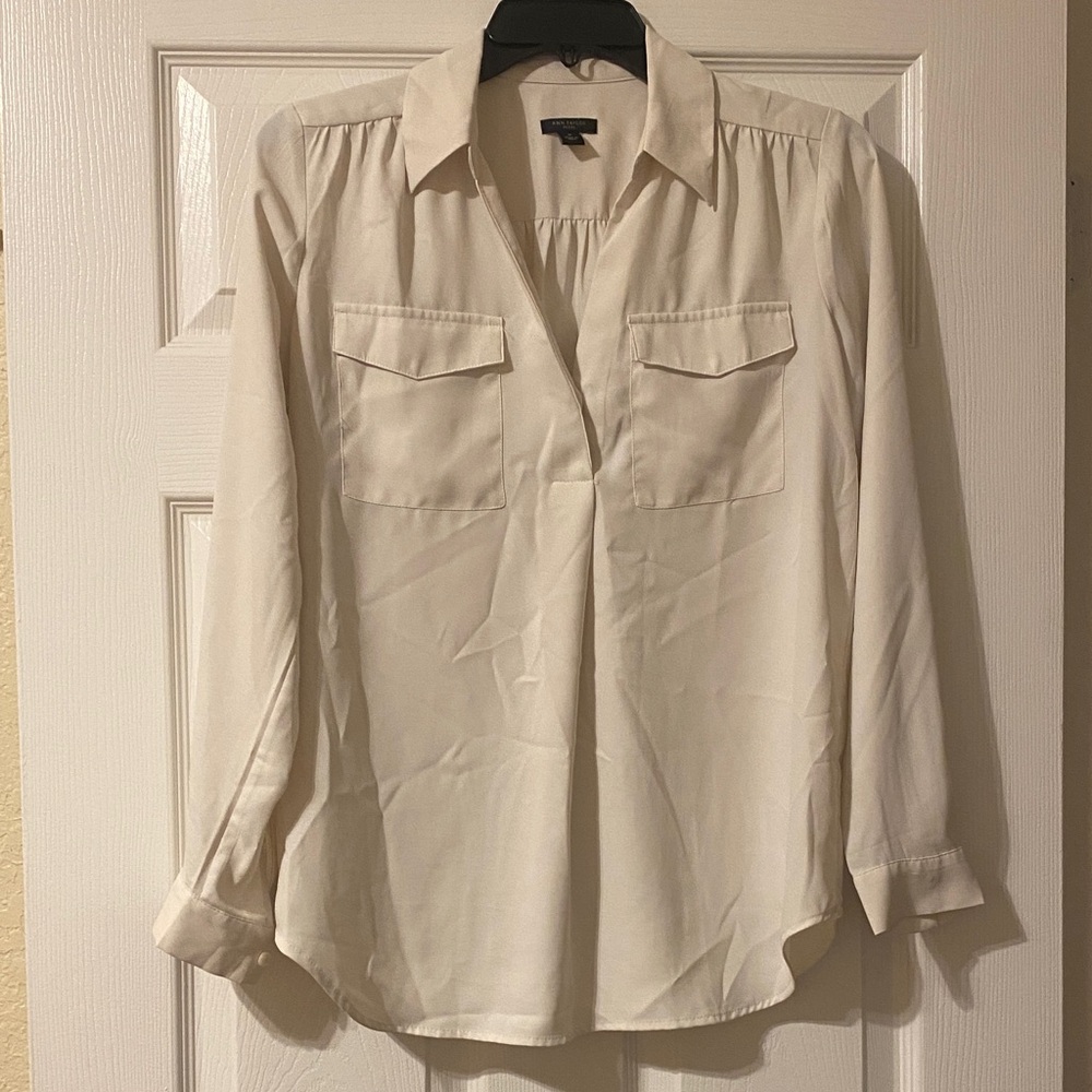 Ann Taylor Collared Blouse